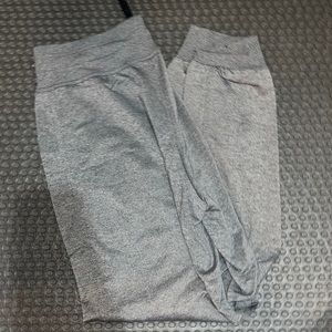 Gray athletic joggers